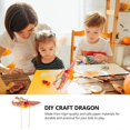 thumbnail image 3 of 10Sets Paper Dragon Material Children DIY Craft Accessory New Year Decoration, 3 of 4