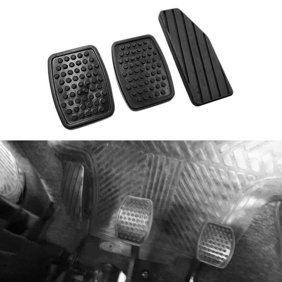 3PCS Car Accelerator Clutch Brake Pedal Rubber Pad Pedal Cover Kit for Swift 49451-60B00
