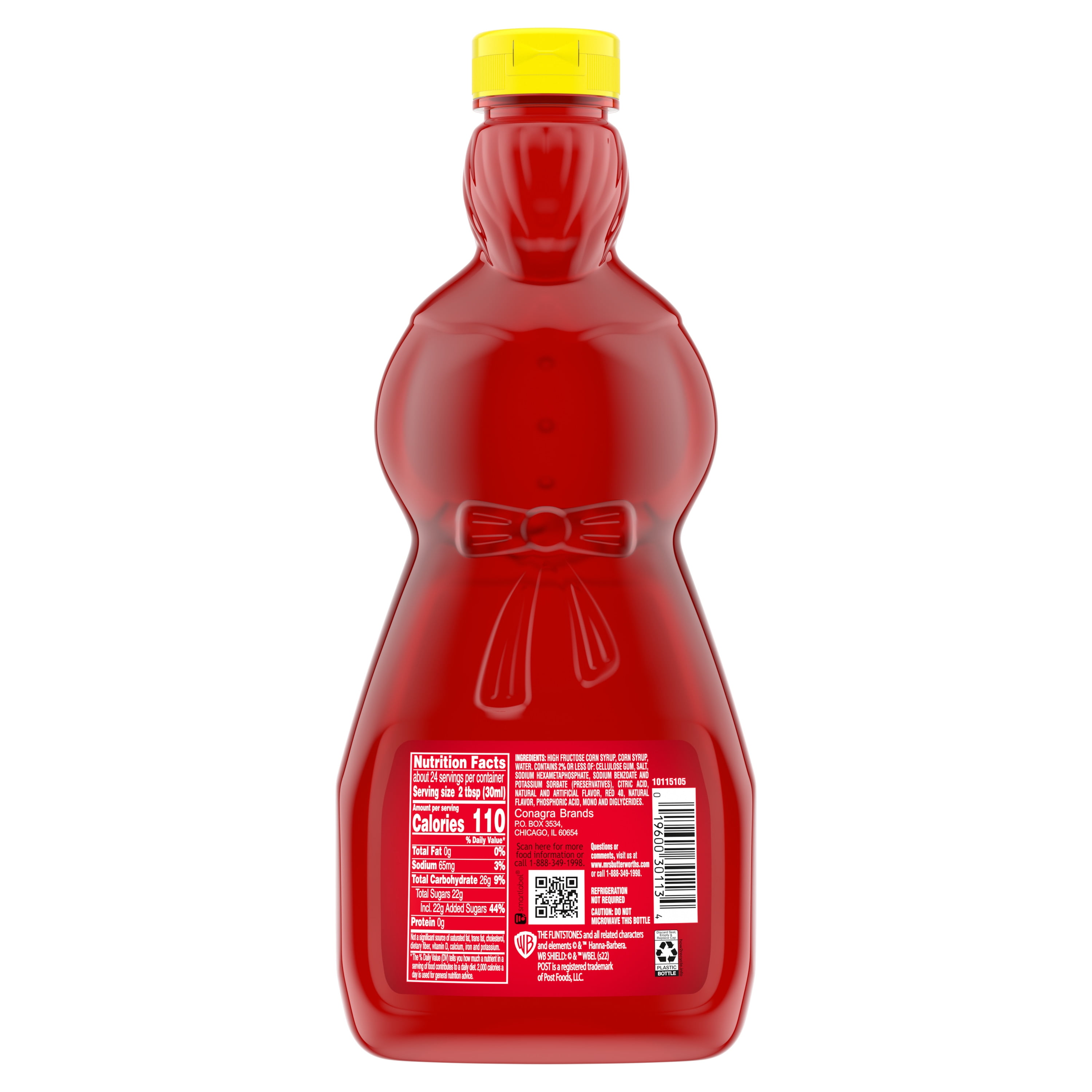 Mrs. Butterworth's Fruity Pebbles Flavored Pancake Syrup, 24 fl oz.