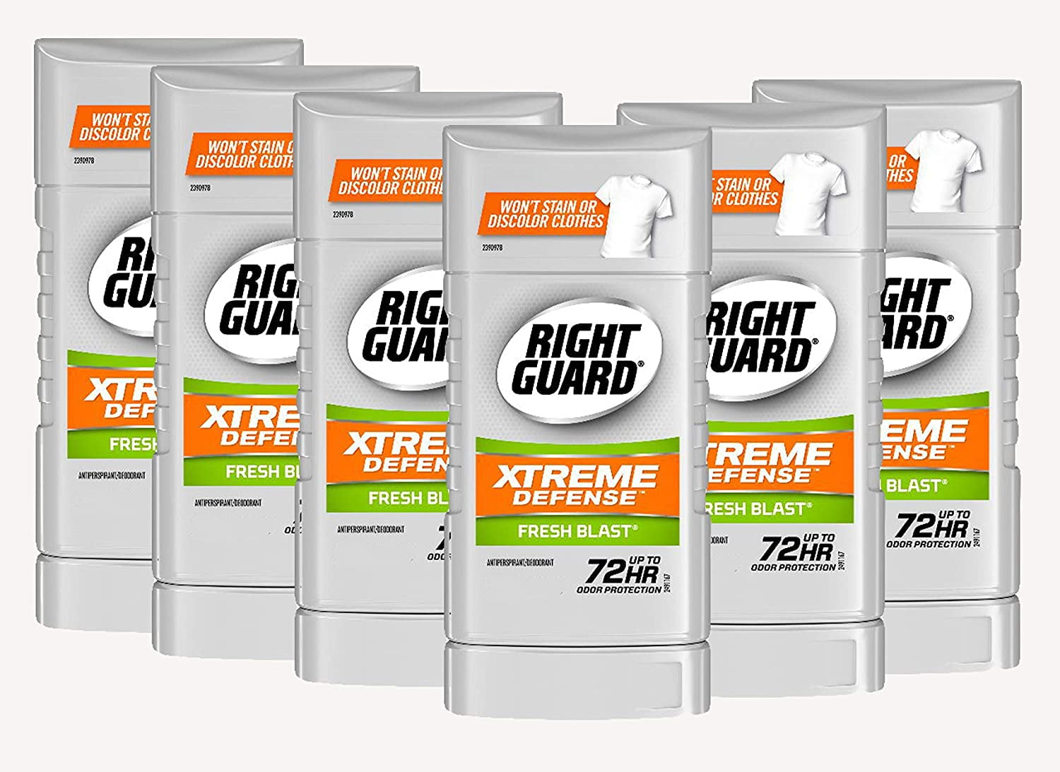 Right Guard Antiperspirant Deodorant Xtreme Gel Stick, Fresh Blast, 3