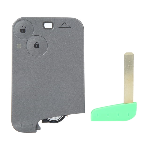 Control remoto negro sin llave para coche, 2 botones, frecuencia de 434MHz con chip PFC7947 con pila de botón Jadeshay A