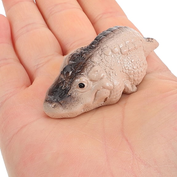 OUNONA Decorative Resin Tea Pet Figurine for Artistic Indoor Desktop Display and Home Office Ornament