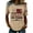 BeigeB&04#0414X, variant on Fabrcox 1776-2026 250th Anniversary USA Shirts Flag Print Crew Neck Women Tops Short Sleeve Freedom 4th of July Women T Shirts Graphic Purple XL