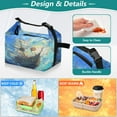thumbnail image 4 of DIXRUYEE Lunch Bag Double Deck Lunch Cooler Box Fashion The Sunken Treasure Pattern, 4 of 7