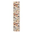 thumbnail image 3 of Unique Loom Vivid Collection Area Rug - Chennai (2' 7" x 12' Runner Ivory/Blue), 3 of 7