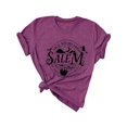 thumbnail image 3 of Halloween SALEM Camiseta Estampada, Top Casual De Manga Corta Para Primavera Y Verano, Ropa De Mujer, 3 of 4