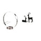 thumbnail image 1 of Portabotellas de vino,Soporte para botellas de vino,soporte para botellas de vino,estante de hierro,Estatua de reno,Estatua de reno negro,decoración del hogar,arte y artesanía,Figura de, 1 of 8