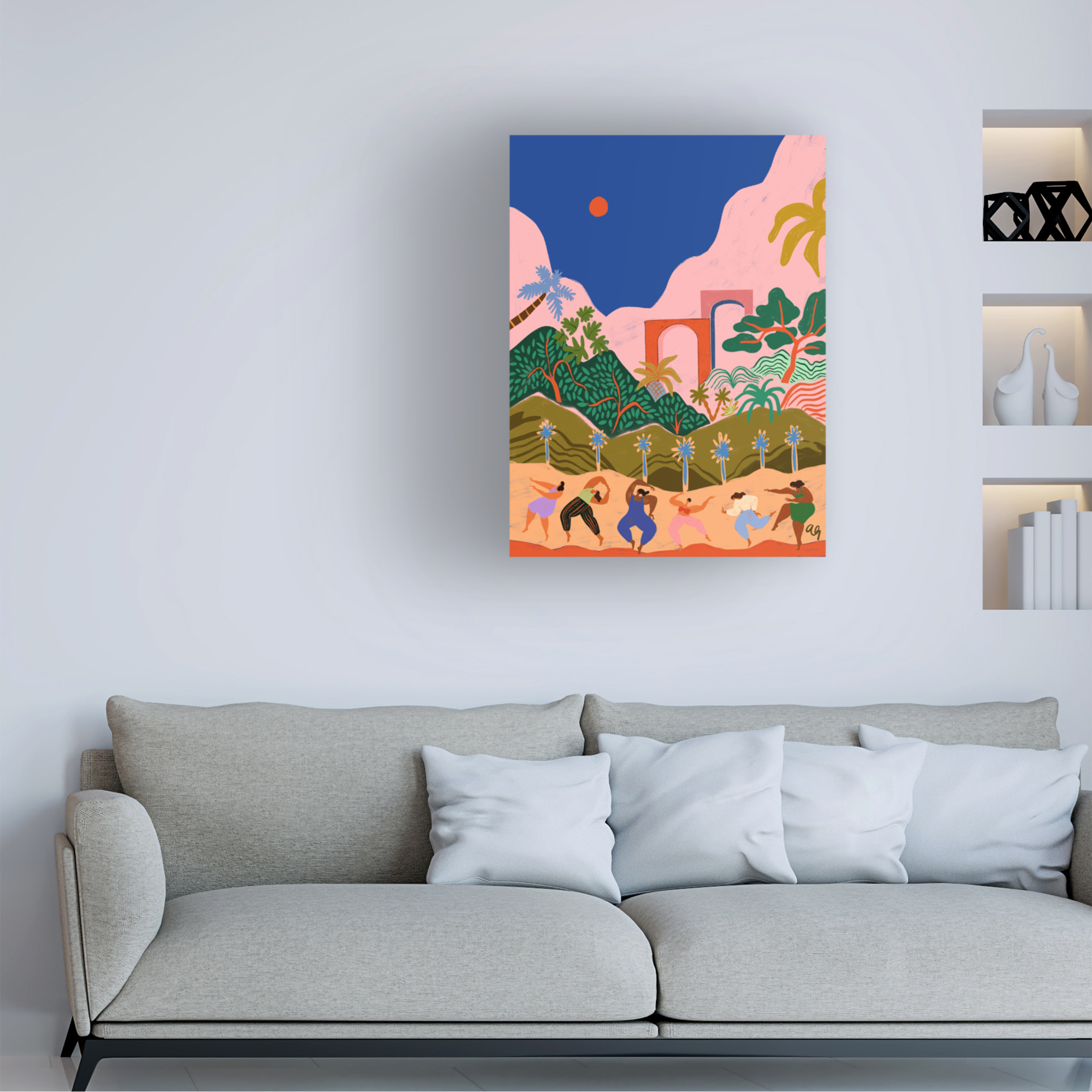 Arty Guava 'Dancing In Paradise' Canvas Art