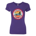 thumbnail image 2 of Wild Bobby Summer Paradise Let the Sea Set You Free Women Slim Fit Junior Tee, 2 of 6