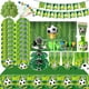 thumbnail image 2 of Decoraciones para fiesta de cumpleaños de fútbol, mantel de cumpleaños para niño, telón de fondo, globos de fiesta, pancarta, favores para cumpleaños de niños, 2 of 5