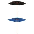 thumbnail image 7 of vidaXL Outdoor Umbrella Parasol with Crank Patio Sunshade Bamboo and Wood, 7 of 7
