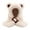 Beige, variant on Plush Bear Ear Hooded Scarf Hat Faux Rabbit Furs Trapper Hat For Women Girls