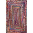 thumbnail image 2 of nuLOOM Tapis de Zone Tressé à la Main Tammara, 7' 6" x 9' 6", Multi, 2 of 4