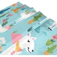 thumbnail image 3 of Coolnut Shower Curtain Alpaca Bathroom Decor Watercolor Shower Curtain Sets Fabric Cloth Bathroom Curtains with Hooks 60x72 Inch, 3 of 6