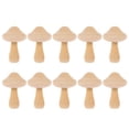 thumbnail image 1 of 10 piezas de decoración de madera decoración de champiñones adornos de diseño de jardín en blanco, 1 of 8
