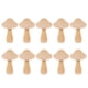 thumbnail image 1 of 10 piezas de decoración de madera decoración de champiñones adornos de diseño de jardín en blanco, 1 of 8