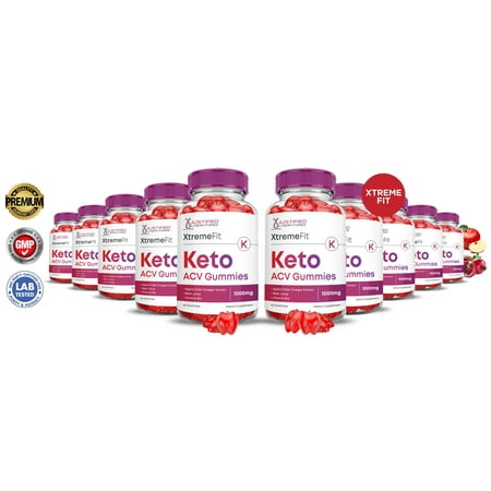 (10 Pack) Xtreme Fit Keto ACV Gummies 1000MG Dietary Supplement 600 Gummys