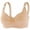 Beige-bra-1, variant on Supportive Bras for Women, Wirefree Padded Full Cup Brassiere, No Underwire Everyday Push up Bras