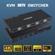 thumbnail image 1 of HDMI KVM Switch 4Port 4K USB2.0 Switcher Splitter Box para compartir Monitor Mouse JShteea Nuevo, 1 of 9