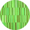 thumbnail image 1 of Ahgly Company Indoor Round Southwestern Green Country Area Rugs, 4' Round, 1 of 1