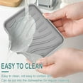 thumbnail image 3 of Djiypn 1Pack Soap Holder, Soap Dish for Shower, Easy to Clean, Soft Silicone Soap Holder, Self Draining Soap Holder Tray for Bathroom, Kitchen, Bathtub, To Keep Soap Dry, Black, 3 of 8