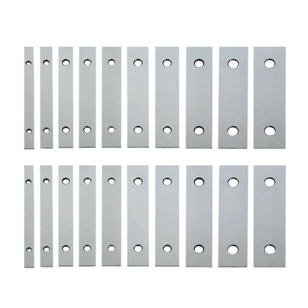 

10 Pairs Machinist s Thin Parallel Bar Set 1/8inch X 6inch 0.0005 Flat Vise Horn