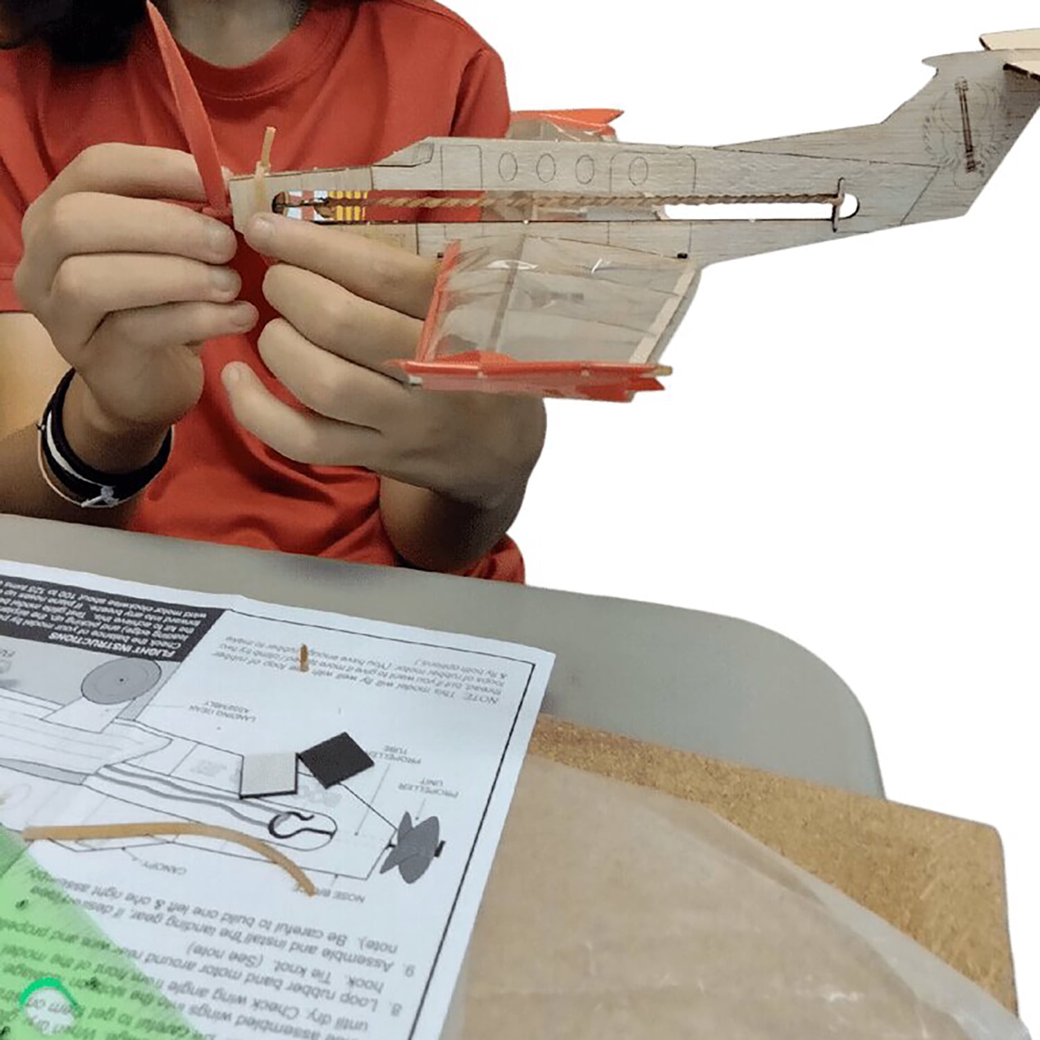 Guillow's: miniModel Kit - Rockstar Jet - Classic Balsa Wood, DIY Airplane Building Project, Laser-Cut Parts, Build & Fly Hobby Collectible, 4504