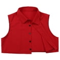 thumbnail image 4 of Kaerm Fake Collar Detachable Dickey Collar Blouse for Men Half Shirt Faux False Collar Joker Shirt Decorative Collar Burgundy 37, 4 of 7
