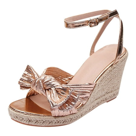 

Cathalem High Heels Shoes Summer Women Sandals Toe Shoes For Ladies Shoes Rose Gold 41