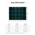 thumbnail image 3 of Black Watch Plaid Pattern Throws Blanket Fleece Soft Cozy Warm Plush for Travel Chair Bedroom Living Room Sofa 80"x60", 3 of 7