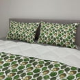 thumbnail image 2 of Artichoke Comforter & Sham Bedding Set, Hand Drawn Healthy Foods in Various Forms Organic Natural Gourmet Art Print, 3 pcs Duvet Set Microfiber Filling Quilt, 5 Sizes, Fern Green, by Ambesonne, 2 of 4