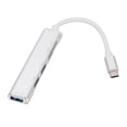 thumbnail image 4 of Estación de acoplamiento Tipo Aleación de aluminio Compacto con USB 3.0 5Gbps para computadora portátil Inicio Hugo Estación de acoplamiento USB C, 4 of 7
