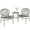 Light Grey, variant on Outsunny Wicker Patio Furniture Bistro Set with Acapulco Chairs, Light Grey