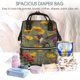 thumbnail image 5 of Fotbe Humming Bird Mochila Maternidad - Lona de Sarga Impermeable, Mochila de Pañales de Gran Capacidad con Múltiples Bolsillos y Correas Ajustables, 5 of 6