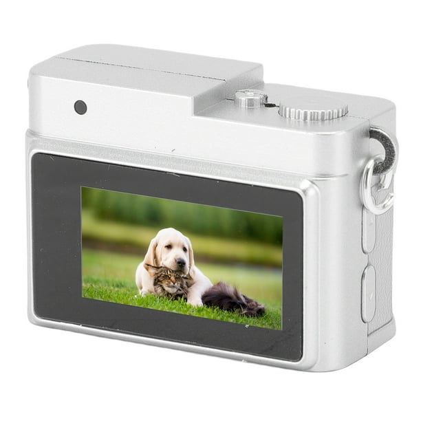 Cámara Retro De Llavero, 1080p 2MP Cámara Digital Portátil Con Pantalla De Color De 0.96 Pulgadas, Tarjeta De Almacenamiento De 64 GB, 38x27x23 Mm, Con Un Peso De Solo