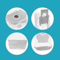 thumbnail image 3 of Sacs de retrait sous vide para iRobot Roomba i7 i7 + / Plus (7550) i3 + (3550) i6 + (6550) i8 + (8550) s9 + (9550) I & S Series Clean Automatic Base Replacement des sacs de saleté (6PE) ) Ormromra WLJ-3846, 3 of 5