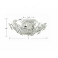 thumbnail image 2 of Crystorama Lighting - Six Light Ceiling Mount - Ceiling Mount - Sutton - 6 Light, 2 of 8