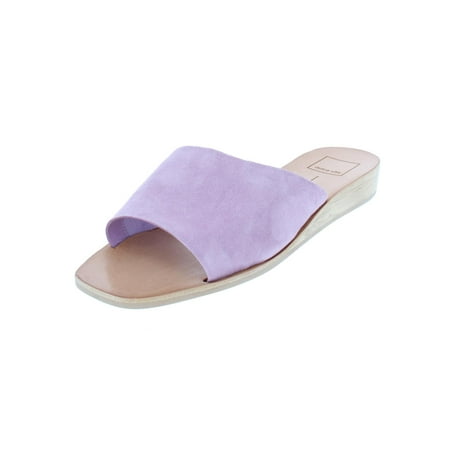 - Dolce Vita Womens Hildy Solid Demi Wedge Slide Sandals