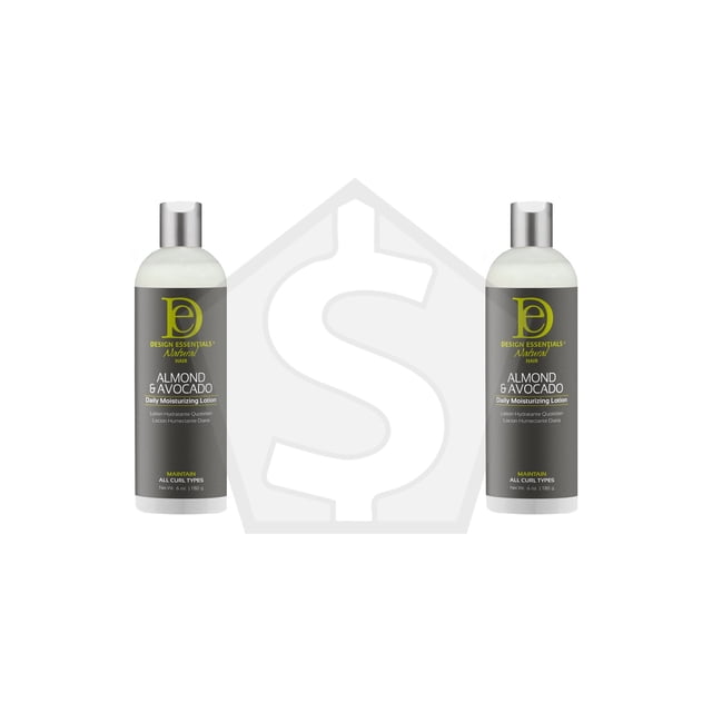 Bundle of 2 - DESIGN ESSENTIALS Almond & Avocado Daily Moisturizing Lotion - 6oz