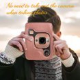 thumbnail image 7 of Compact Size Instant Camera Case Bag PU Leather with Shoulder Strap Compatible with Fujifilm Instax LiPlay, 7 of 7