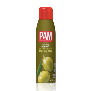 PAM Organic & Cold Pressed, Non Stick, Extra Virgin Olive Oil Cooking Spray, 5 oz