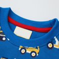 thumbnail image 4 of Chandails pour Tout-Petits Garçons en Coton à Imprimé, Manches Longues, Chandail à Col Rond, Hauts, T-Shirts, Gris, 6T, 4 of 4