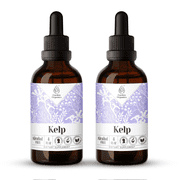 Kelp Extract, Natural Herbal Supplement for Thyroid Support, Kelp (Ascophyllum nodosum) Dried Plant Tincture, Alcohol-Free, Drops 2x4 oz