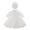 White, variant on TEAJOPSUU Baby Girls Tulle Tutu Skirt Set Sleeveless Flower Applique Round Neck Princess Dress with Hat and Tulle Shawl 3 Piece Birthday Party Set White