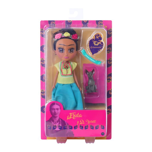 Muñeca Fashion PPM Toys Frida de mis amores incluye mascota Sr Xolotl