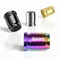 thumbnail image 3 of 4pcs Universal Car Wheels Titanium Tire Air Valve Caps Stem Dust Cover Decorate, 3 of 7