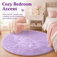 thumbnail image 6 of Sanmadrola Super Soft Shaggy Rugs Fluffy Carpets 2.6X2.6 Feet, Indoor Modern Plush Area Rugs for Living Room Bedroom Kids Room Nursery Home Decor, Upgrade Anti-skid Durable Rectangular Fuzzy Rug, 6 of 9