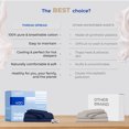 thumbnail image 5 of THREAD SPREAD California King Sheet Sets - 400 Thread Count 100% Cotton Sheets, 4 PC Cal King Sheets Set, California King Cooling Sheets, Soft Breathable Bed Sheets, 16" Deep Pocket Sheets (Navy Blue, 5 of 9