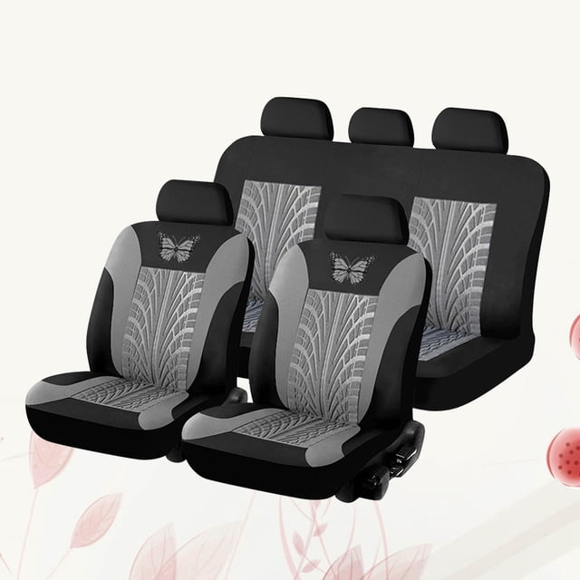 unbranded 9Ud Funda Para Asiento De Auto Universal En Color Negro Con Moderno Y