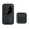 thumbnail image 2 of Timbre de vídeo inalámbrico inteligente con control remoto, timbre visual inteligente, intercomunicador para el hogar, visión nocturna HD, wifi, timbre de seguridad recargable, timbre inteligente, 2 of 9